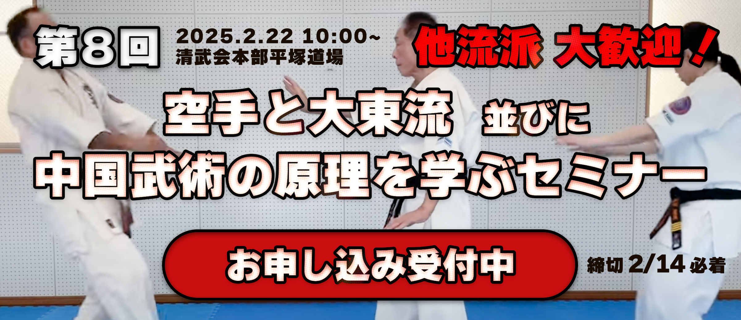 第8回空手と大東流並びに中国武術の原理を学ぶセミナー